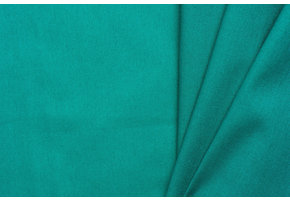 Uni katoen stof zeegroen