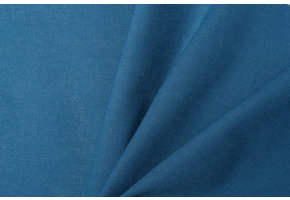 Uni katoen stof jeans blauw