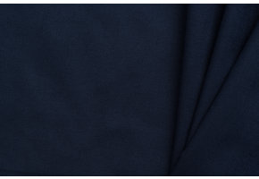 Uni katoen stof marineblauw