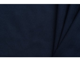 Uni katoen stof marineblauw