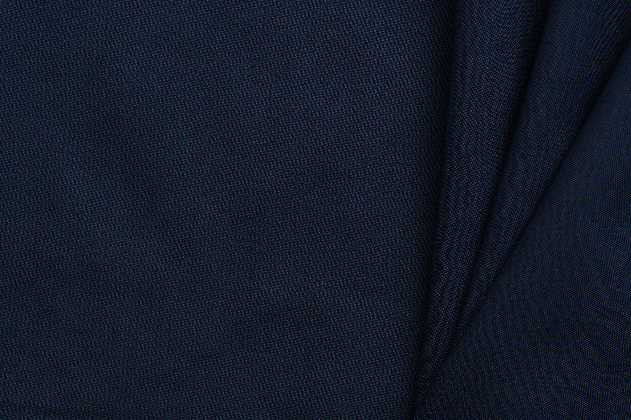 Uni katoen stof marineblauw