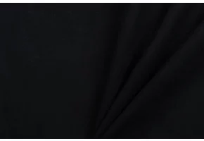 Uni katoen stof zwart
