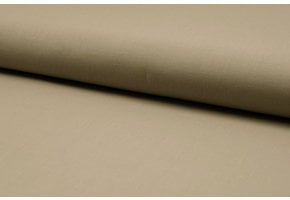 Uni katoen stof camel