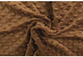Minky Fleece Stof Camel