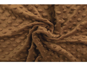 Minky Fleece Stof Camel