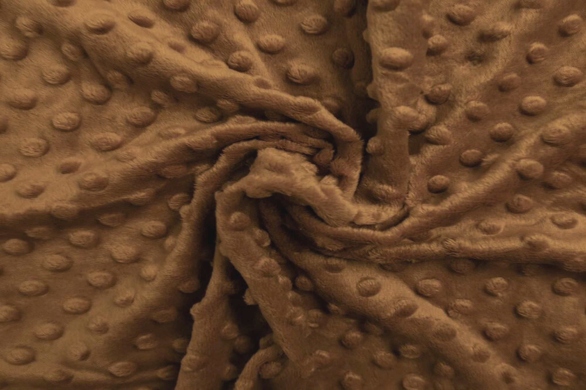 Minky Fleece Stof Camel