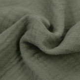 Hydrofiel Stof Khaki – Zacht, Ademend en Duurzaam