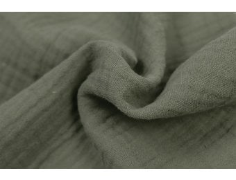 Baby Cotton – Mousseline Stof - Khaki