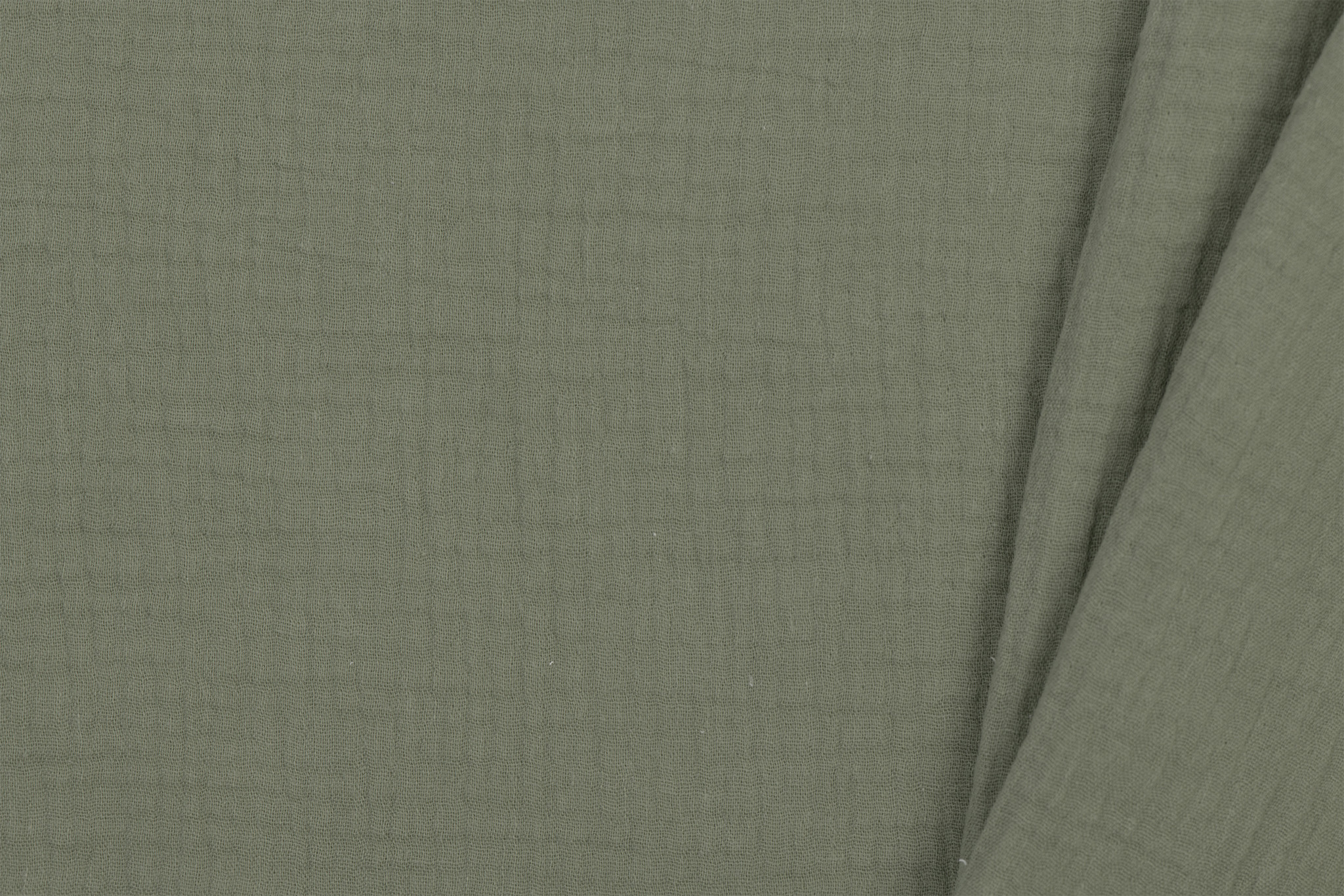 Hydrofiel Stof Khaki – Zacht, Ademend en Duurzaam