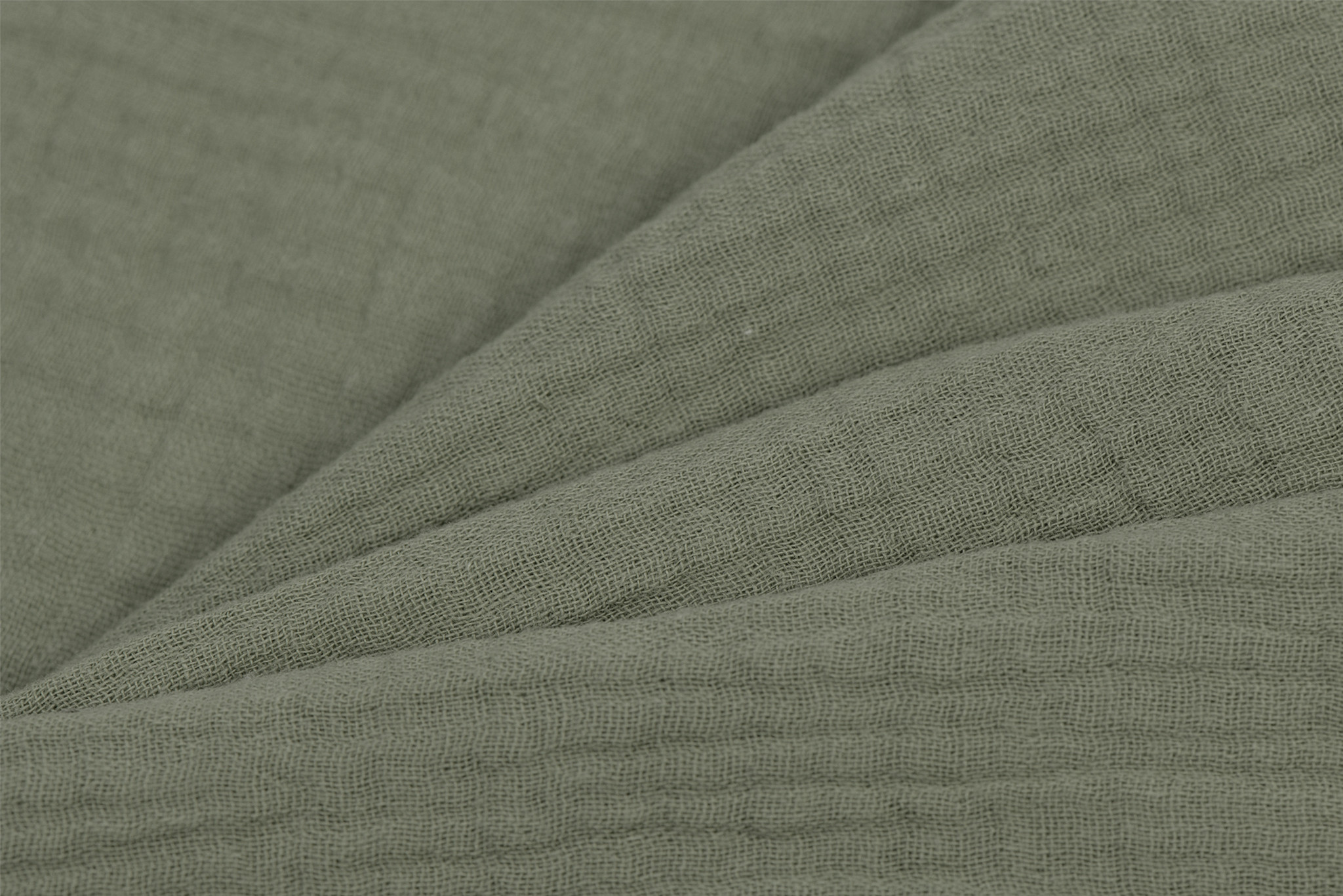 Hydrofiel Stof Khaki – Zacht, Ademend en Duurzaam