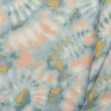 Double gauze digital Tie Dye - teal