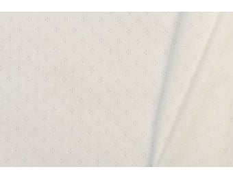 Pointelle Jersey Stof (Mini) Ecru
