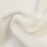 Pointelle Jersey Stof (Mini) Ecru