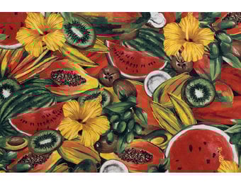 Katoen Tropical Fruit