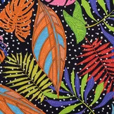 Katoen Tropical Leaves