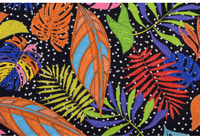 Katoen Tropical Leaves