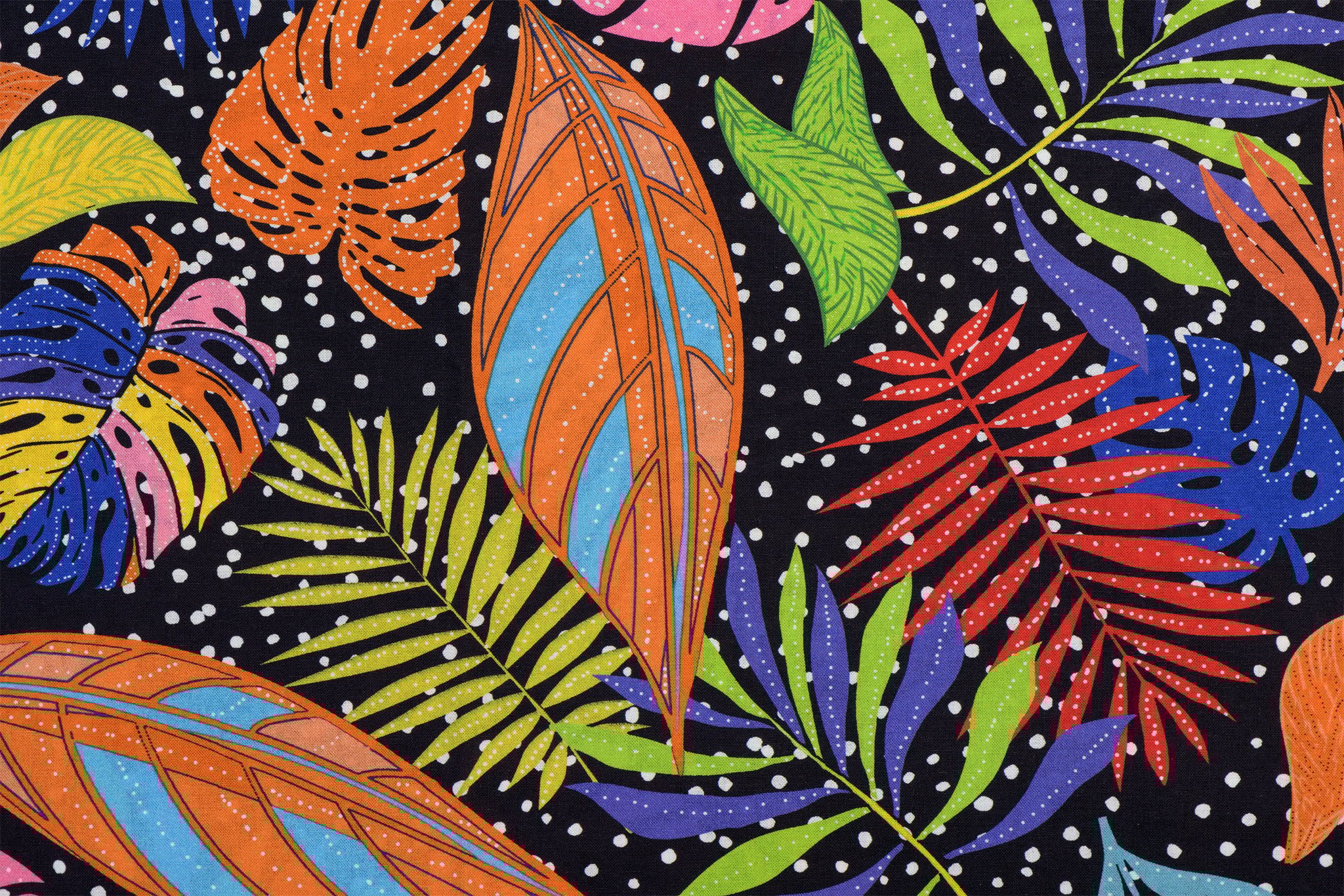 Katoen Tropical Leaves