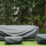 Weerbestendige beschermhoes stof onyx black