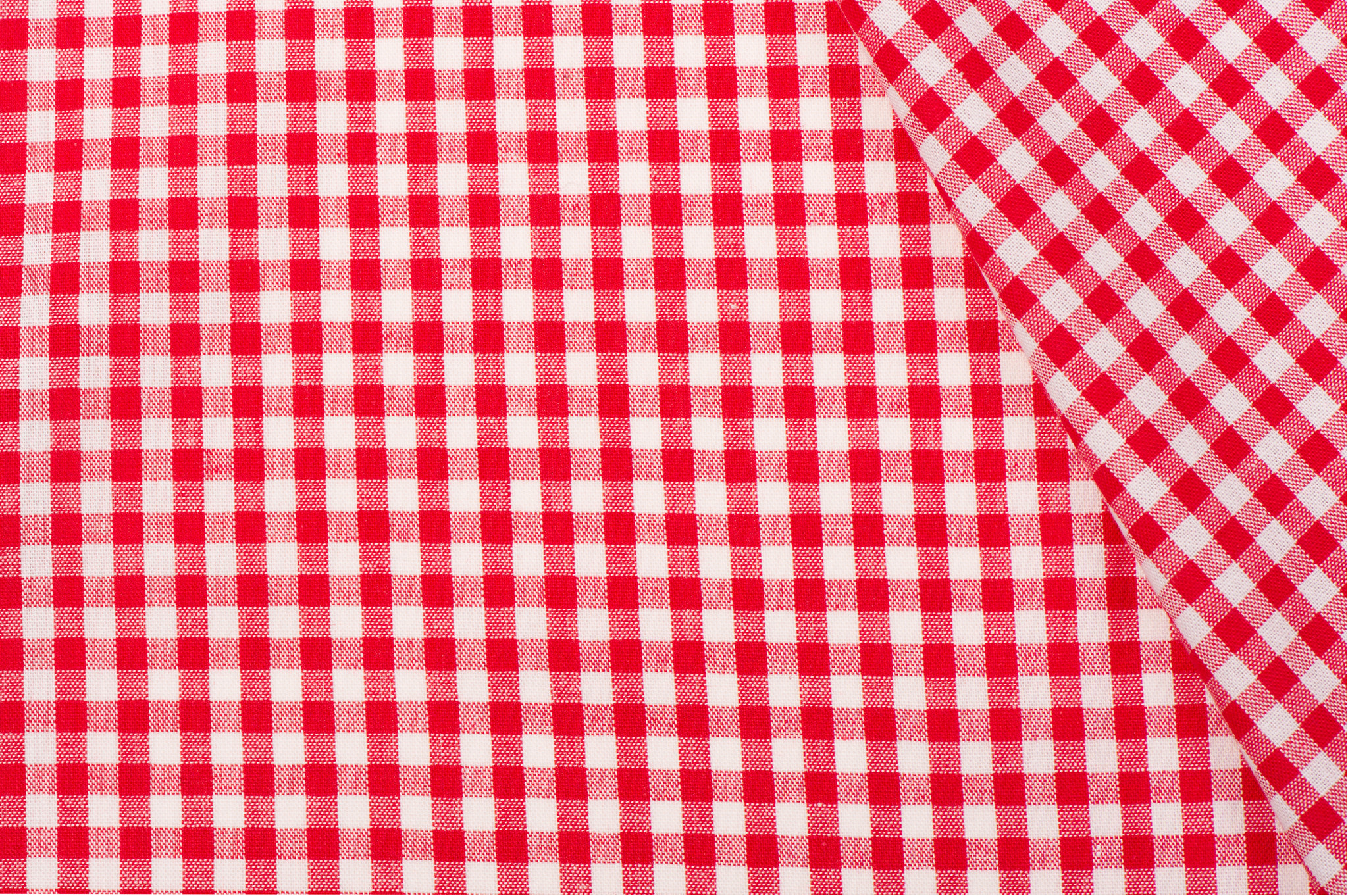 Boerenbont Ruit Stof 5mm - Rood