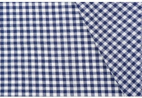 Boerenbont Ruit Stof 5mm - Marineblauw