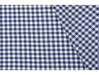 Boerenbont Ruit Stof 5mm - Marineblauw