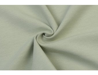 Organic French Terry Stof Salie Groen