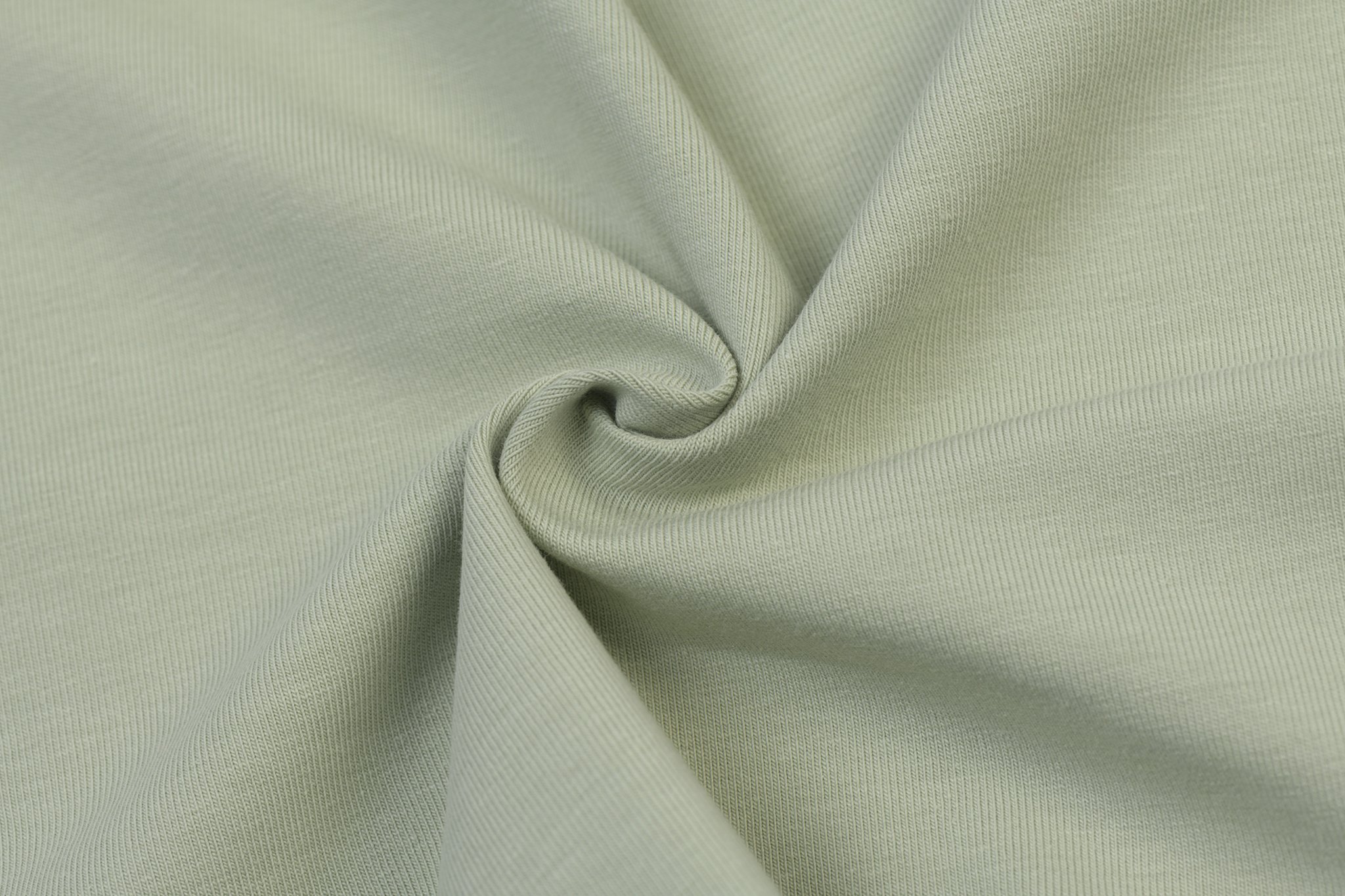 Organic French Terry Stof Salie Groen