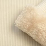 Washed cord with teddy ecru