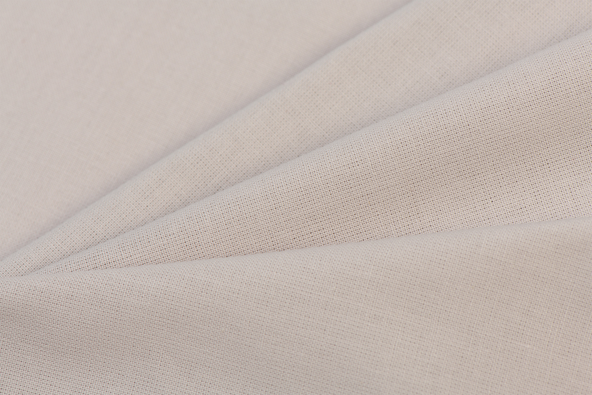 Uni Katoen Stof Licht Pearl Grey – Zacht, Ademend & Veelzijdig