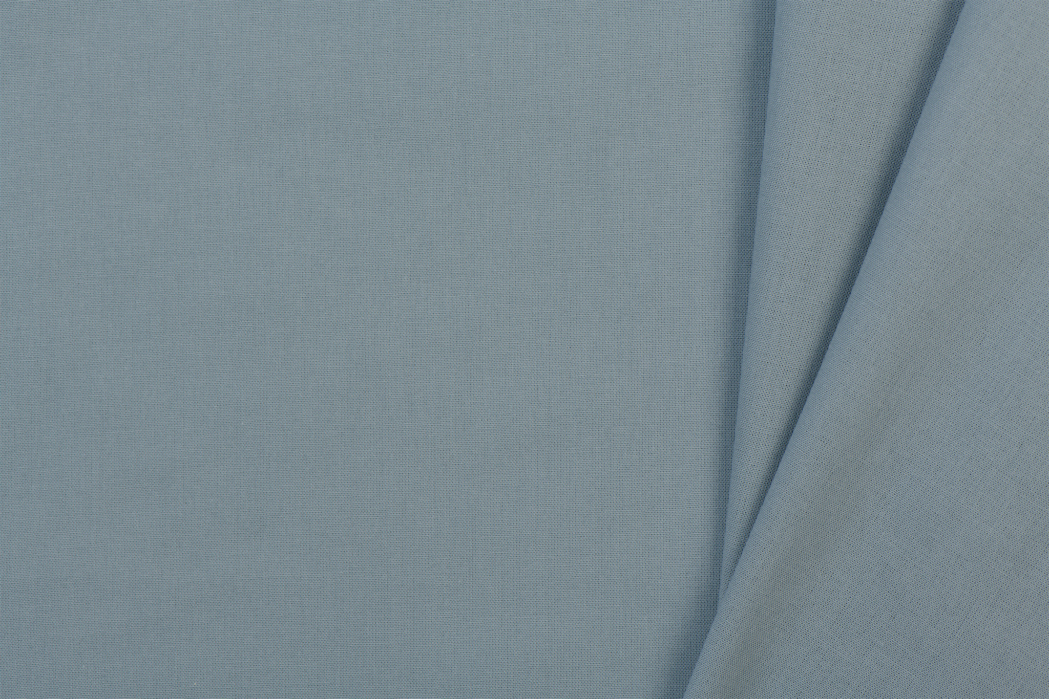 Uni katoen stof staal grijs