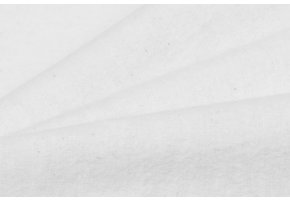 Flanel wit 240 cm breed