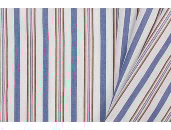 Katoen folklore streep geweven