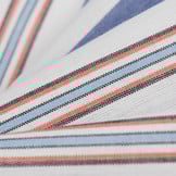 Katoen folklore streep geweven