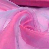 Organza Two-Tone Blauw - Roze