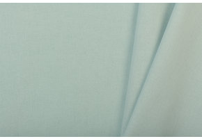 Uni katoen stof dusty mint