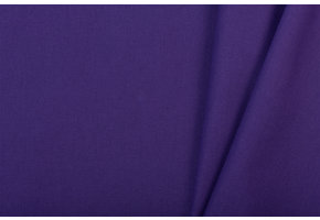 Uni katoen stof paars