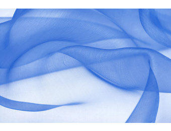 Organza Konings Blauw