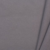 Uni katoen stof grijs