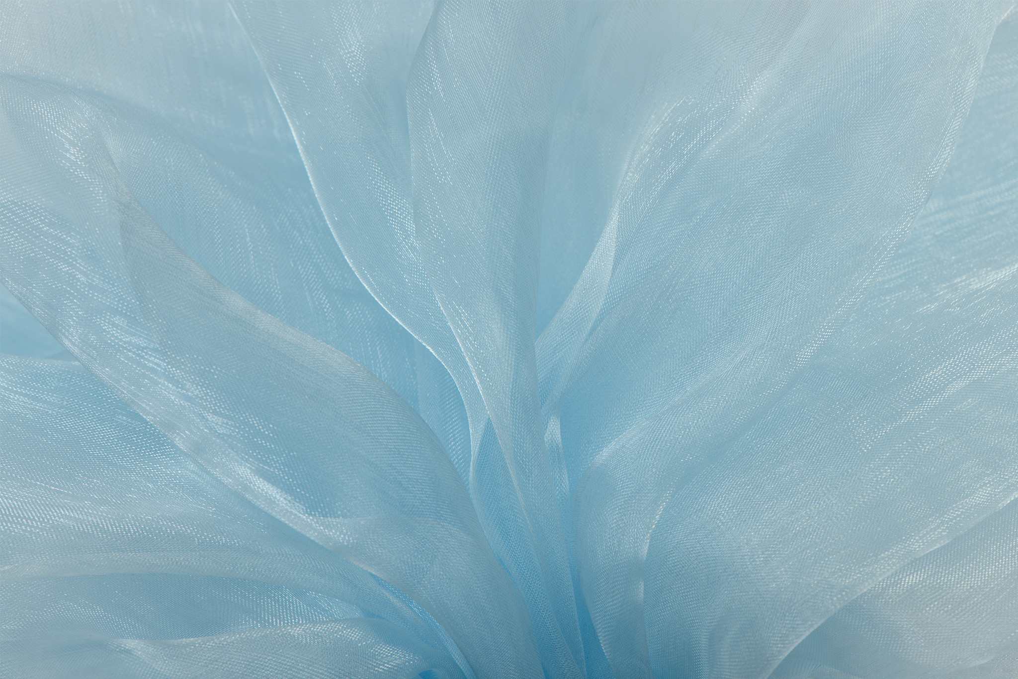 Organza Lichtblauw