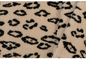 Luipaard Teddy Stof Licht Beige