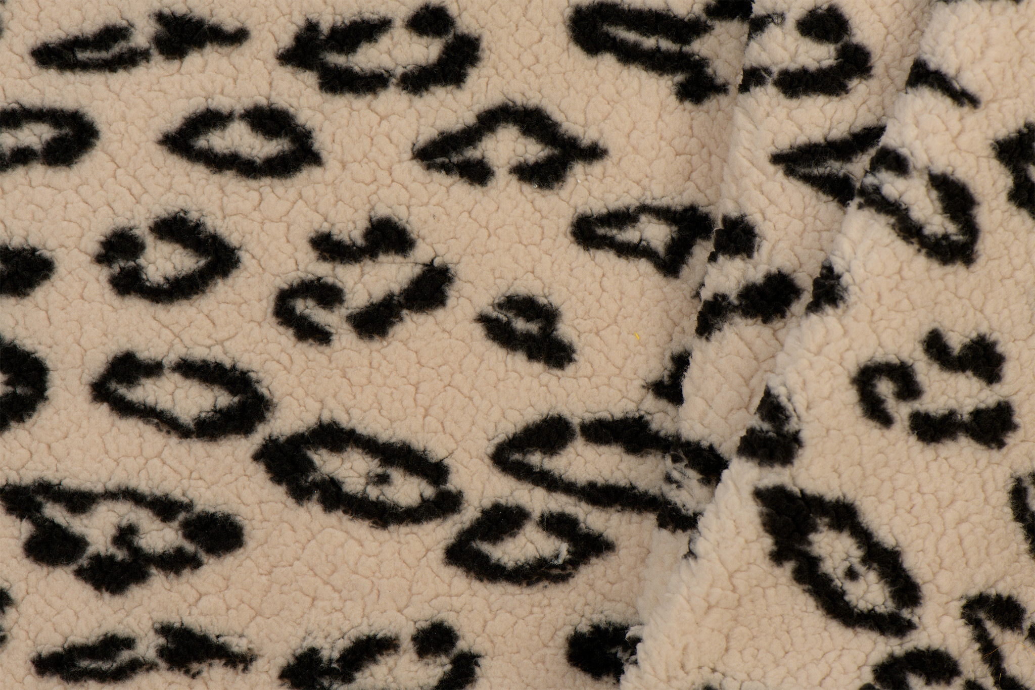 Luipaard Teddy Stof Licht Beige