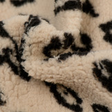 Luipaard Teddy Stof Licht Beige