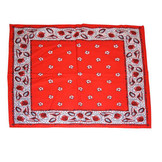 Zakdoek Bloem-Blaadjes Rood