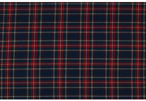 Schotse Ruit / Tartan Check Stretch Navy