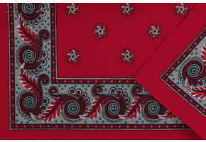 Zakdoek Harlekijn Rood