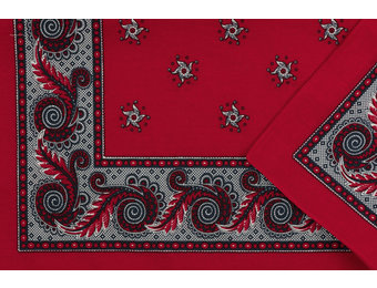 Zakdoek Harlekijn Rood