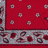 Zakdoek Bloem-Blaadjes Rood