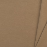 Katoenen Jersey Cacao – Zacht, Rekbaar & Ademend