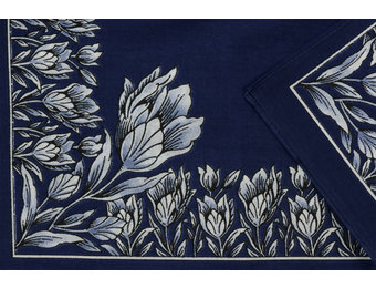 Zakdoek Tulp Donkerblauw