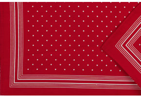Zakdoek Kleine Stip Rood
